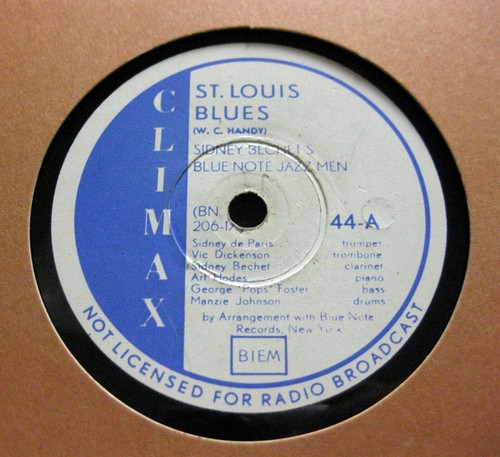 Sidney bechet louis blues - st.louis,